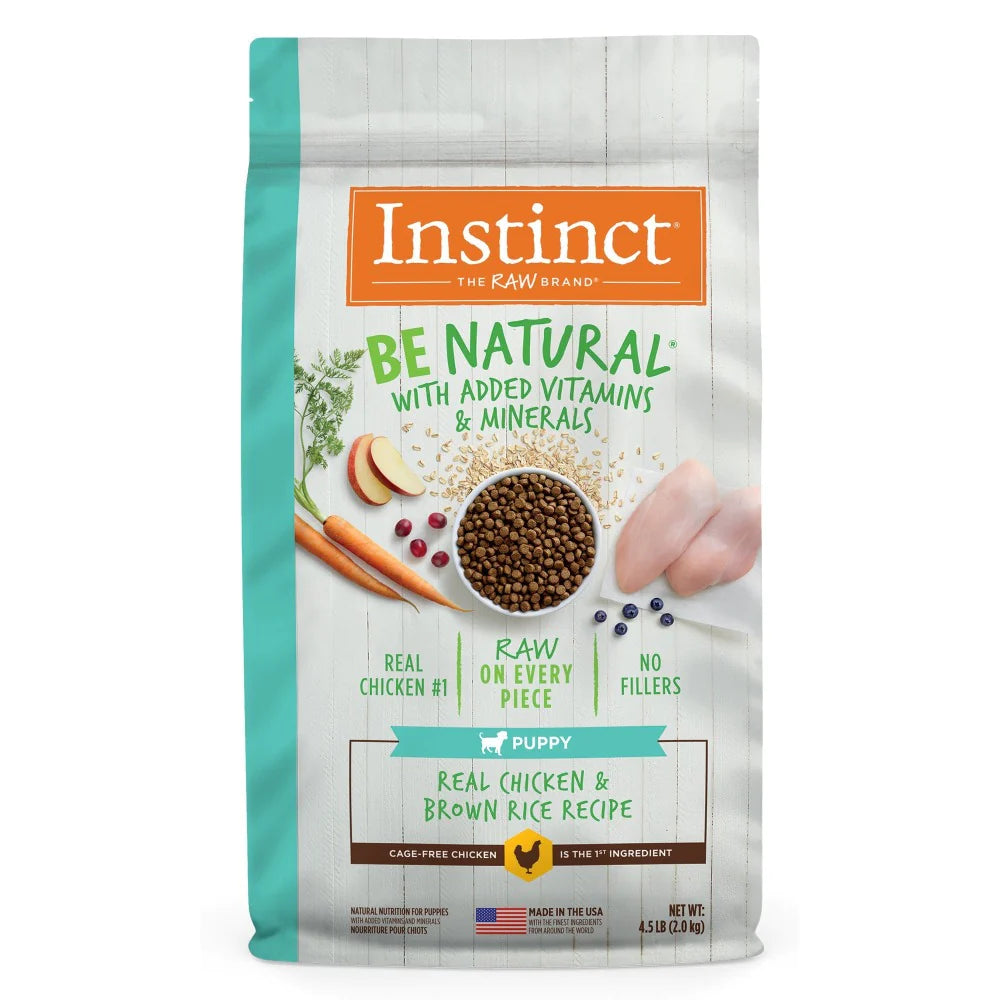 Instinct Be Natural Alimento para perro Puppy (cachorro) con Carne de Pollo (Producto disponible 48 hrs después de realizar el pedido)