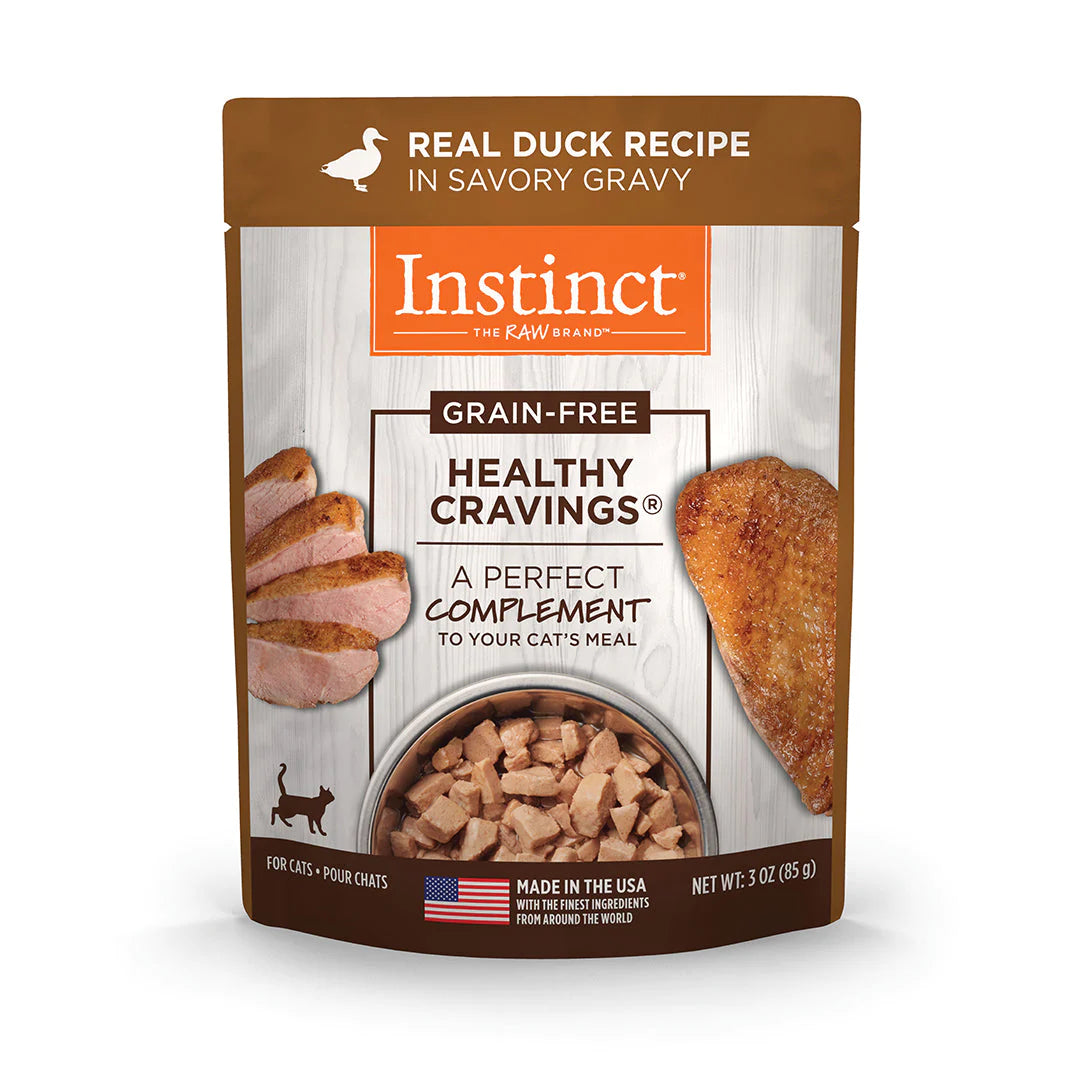 Instict Alimento Húmedo Healthy Cravings para Gato, Sobre Sabor Pato, 85 g