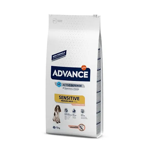 Advance Sensitive Salmon y Arroz Medium y Maxi, 3 kg y 12 kg