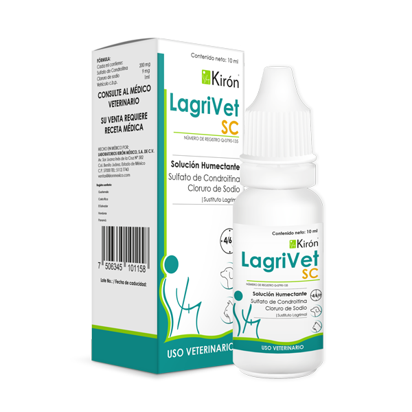 Kiron LagriVet SC Solución Humectante para Perros y Gatos, 10 ml