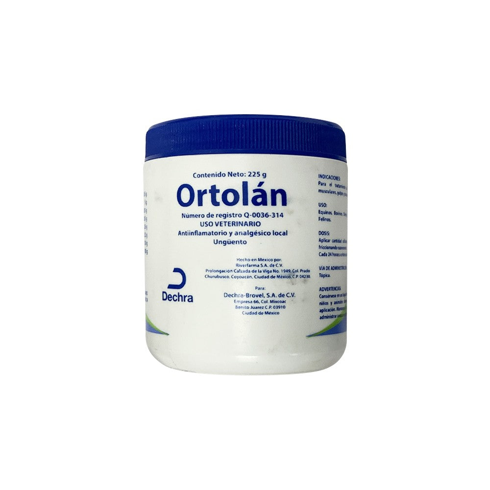 Dechra Ortolán Antiinflamatorio y Analgésico Local para Perros y Gatos, 100 g y 225 g
