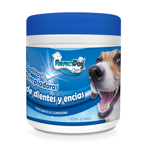 Kiron Toallitas Limpiadoras de Dientes y Encias para Perros y Gatos, 30 toallitas