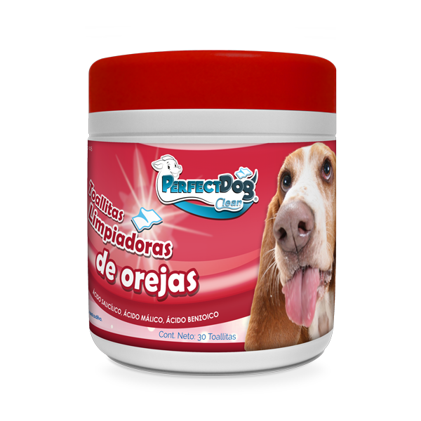 Kiron Toallitas Limpiadoras de Orejas para Perros, 30 toallitas