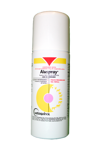 Vetoquinol Aluspray Cicatrizante de Heridas para Perros y Gatos, 210 ml