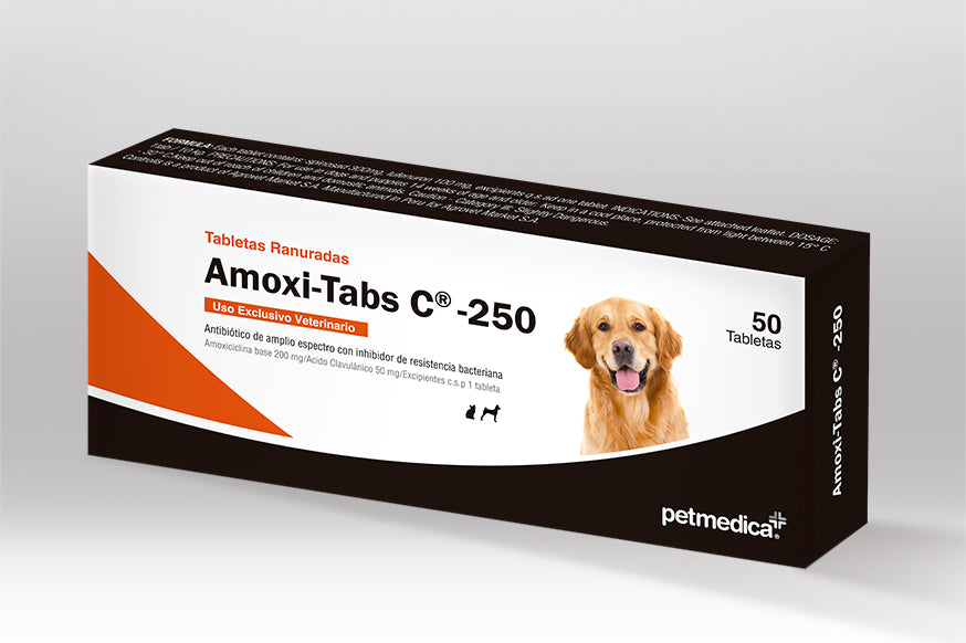 Amoxi-tabs C-250 para Perros