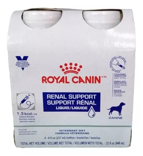 Royal Canin Icu Alimento Liquido Renal Support Para Perro (4 PacK)