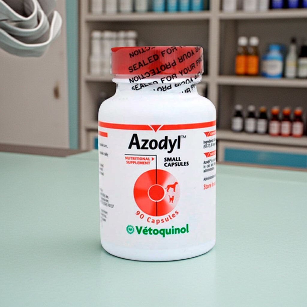 Vetoquinol Azodyl Perros y Gatos | Soporte Renal 90 Cápsulas