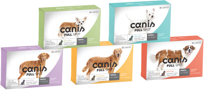 Labyes Canis Full Spot Pipeta Antiparasitaria Externa para Perros
