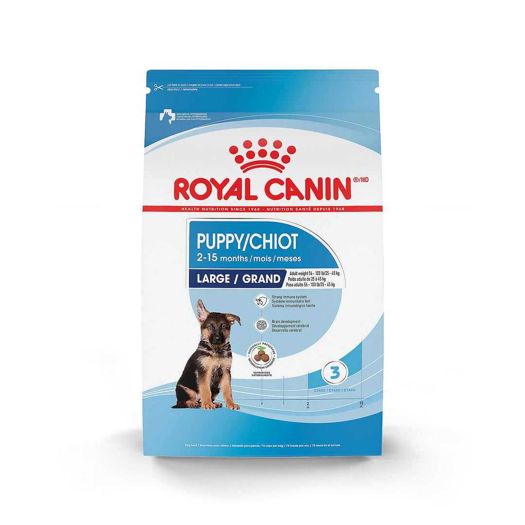 Royal Canin Alimento Seco Development Puppy Large Dog para Cachorro Raza Grande, 2.72 kg. 7.72 kg. y 13.6 kg.