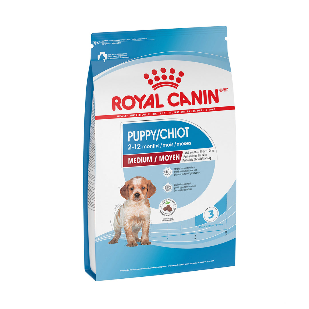 Royal Canin Alimento Seco Development Puppy para Cachorro Raza Mediana, 2.72 kg. 7.72 kg. y 13.6 kg.