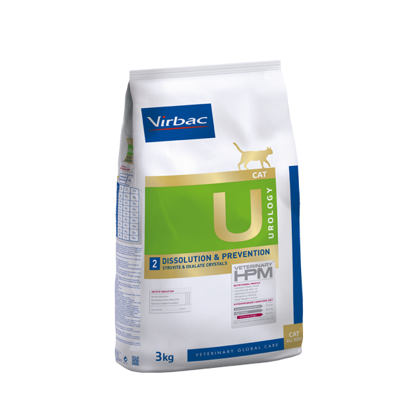 Virbac Alimento Seco Cat Urology Dissolution & Prevention para gato, 3 kg y 7 kg