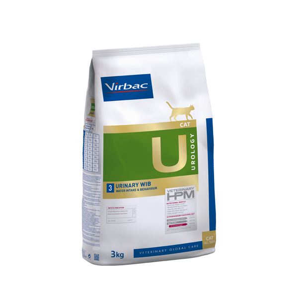 Virbac Alimento Seco Cat Urology Urinary Wib para Gato, 3 kg
