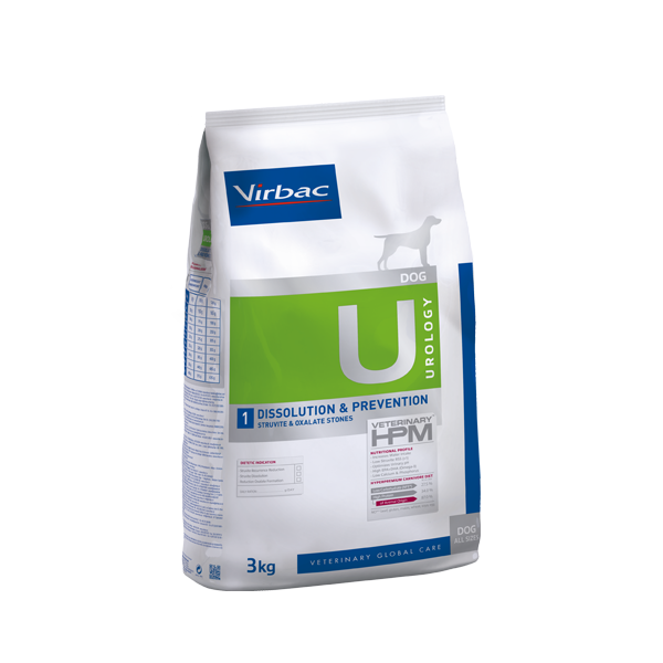 Virbac Alimento Seco Dog Urology Dissolution & Prevention para Perro, 3 kg y 12 kg