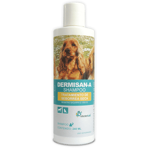 Mederilab Dermisan A Shampoo Tratamiento Seborrea para Perro, 240 ml