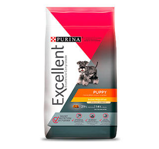 Purina Excellent Alimento Seco Cachorro Raza Pequeña Receta Pollo y Arroz,1.5 kg y 3.5 kg