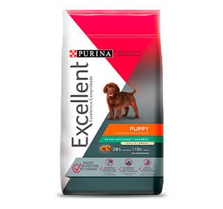 Purina Excellent Alimento Seco Cachorro Complete Receta Pollo y Arroz, 4 kg y 20 kg