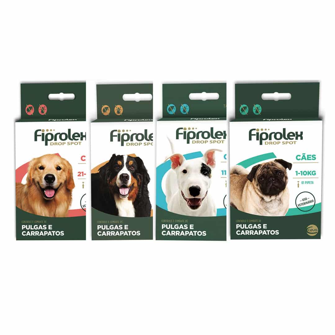 Ceva Fiprolex Pipeta Drop Spot Antipulgas y Garrapatas para Perro, 1 pipeta