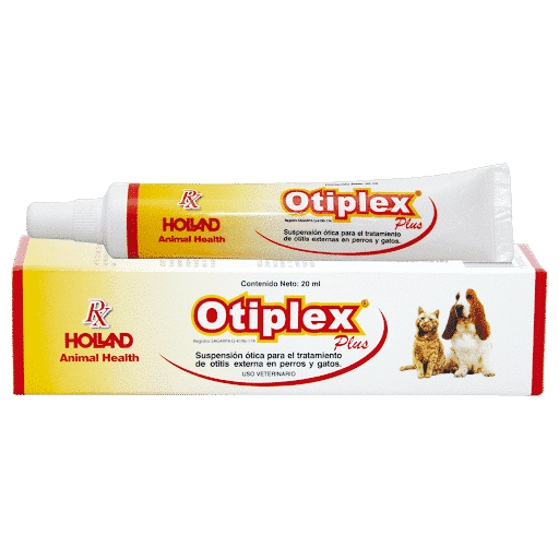 Holland Otiplex Plus Suspensión Ótica para Perro/Gato, 20 ml