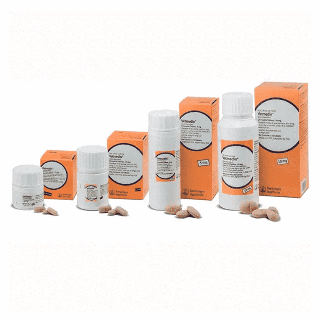 Boehringer Ingelheim Vetmedin Insuficiencia Cardiaca para Perro, 1.25 mg, 2.5 mg y 5 mg