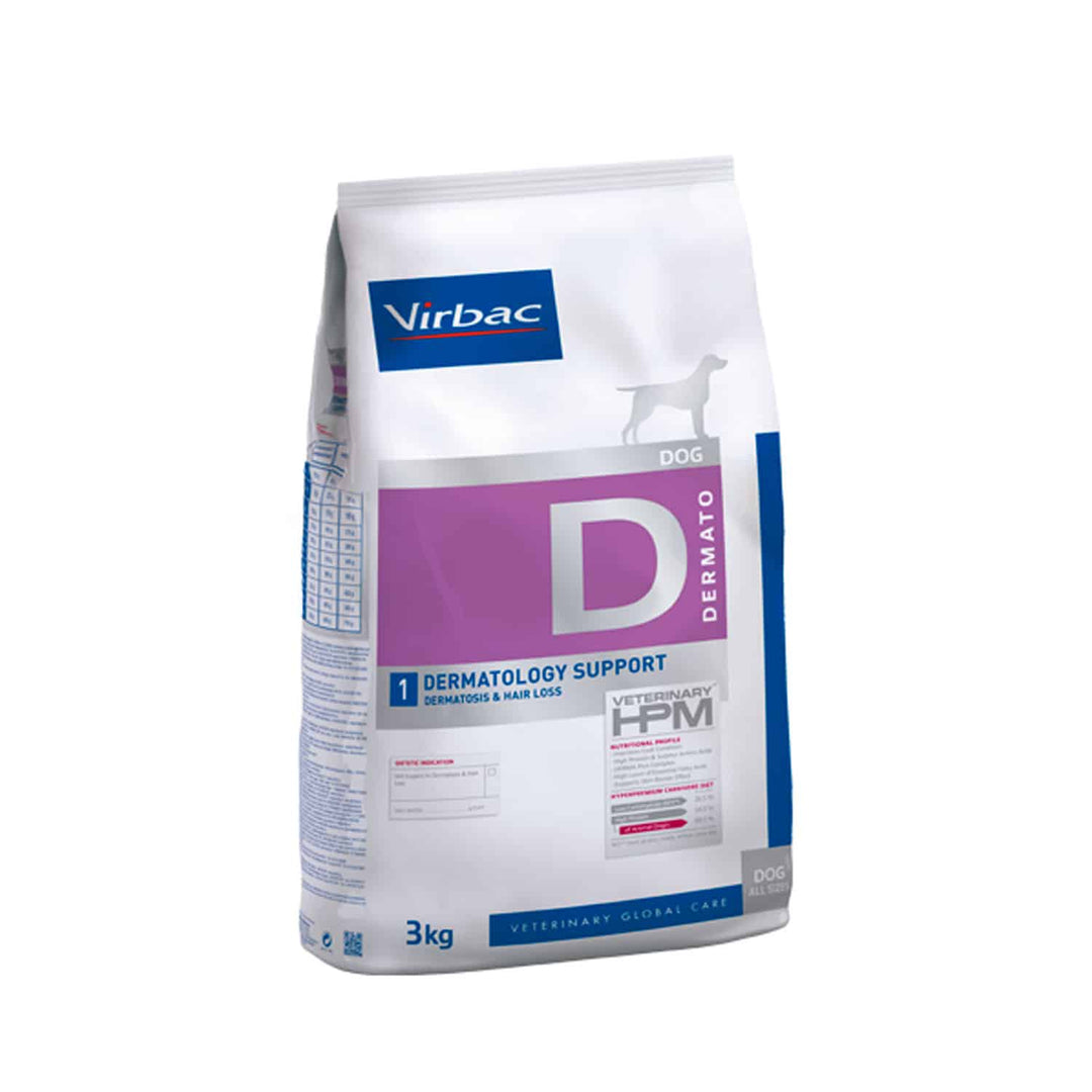Virbac Alimento Seco Dog Dermatology Support para Perro, 3 kg y 12 kg