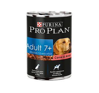 Pro Plan Alimento Húmedo para Perro Senior Todas las Razas Receta Carne y Arroz, 368 g