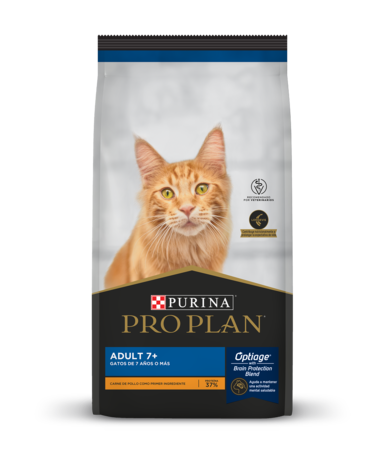 Pro Plan Optiage Alimento Seco para Gato Senior Receta Pollo y Arroz, 3 kg