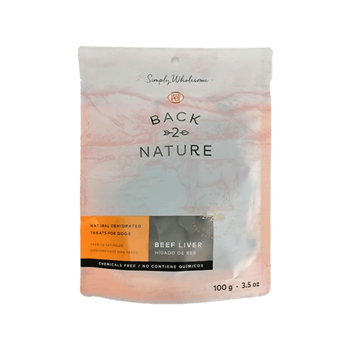 Back 2 Nature Premios para Perro Receta Hígado de Res, 100g