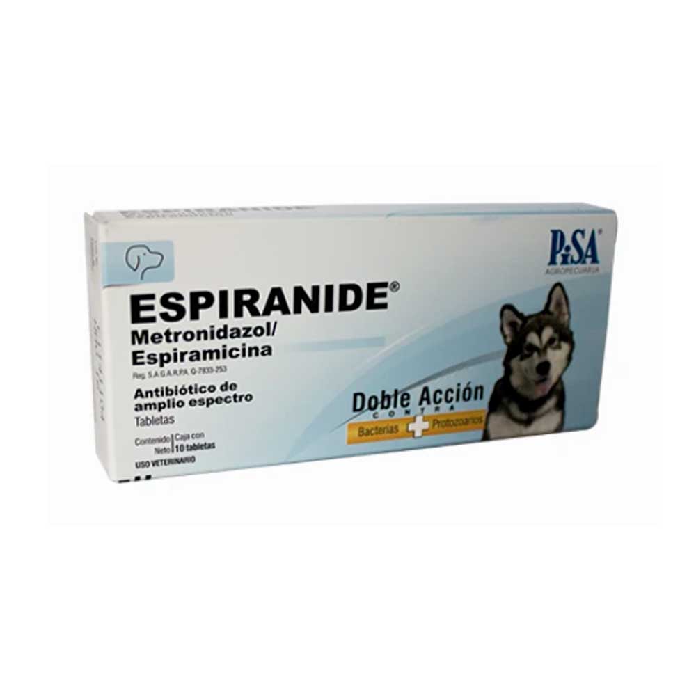 Pisa Espiranide para Perro, 10 tabletas