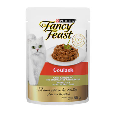 Purina Fancy Feast Alimento Húmedo Goulash Receta Cordero, 85 g