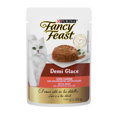 Purina Fancy Feast Alimento Húmedo Demi Glace Receta Carne, 85 g
