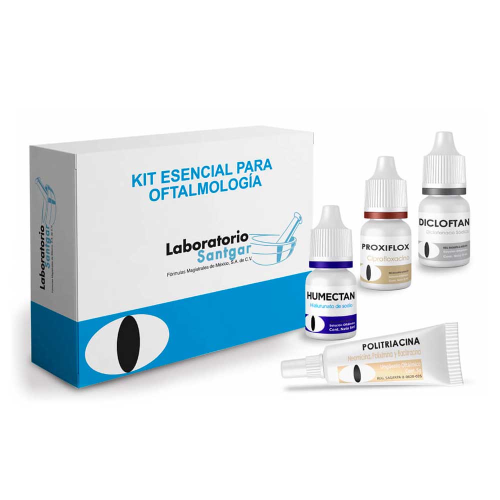 Santgar Kit Esencial Para Oftalmología para Perro/Gato