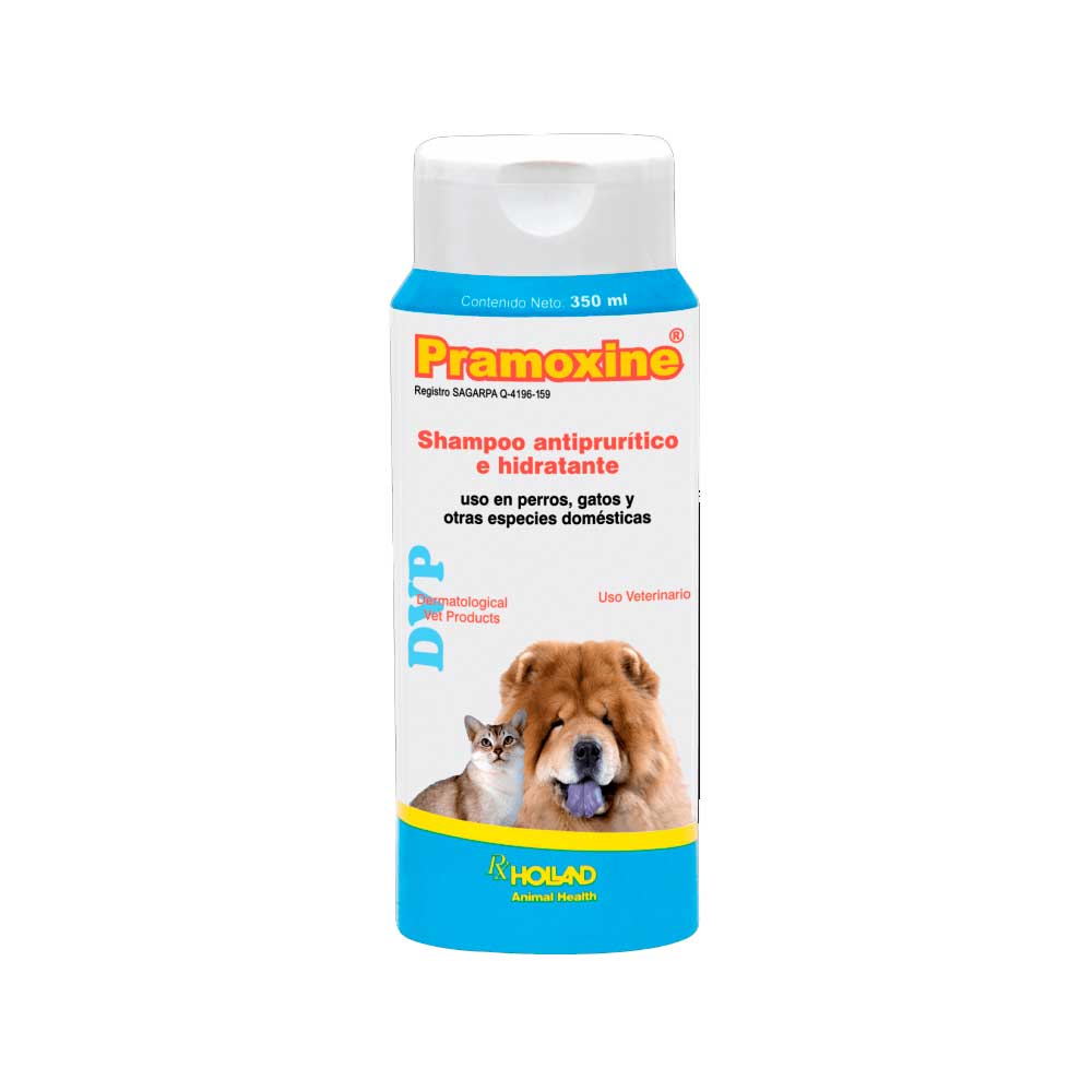 Holland Pramoxine Shampoo Antiprurítico e Hidratante para Perro/Gato, 350 ml
