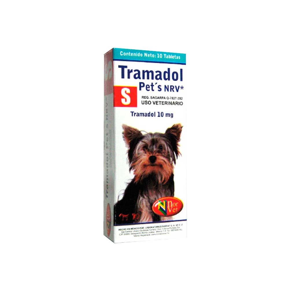 Norvet Tramadol Pet’s Analgésico para Perro, 10 tabletas