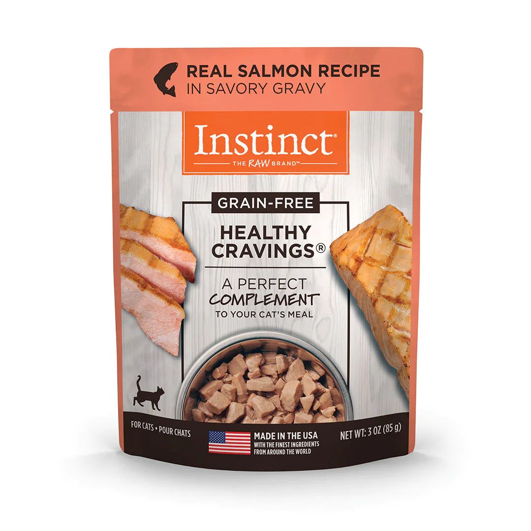 Alimento Húmedo Healthy Cravings Instinct Para Gato, Sobre Sabor Salmón. 85 g (Producto disponible 48 hrs después de realizar el pedido)