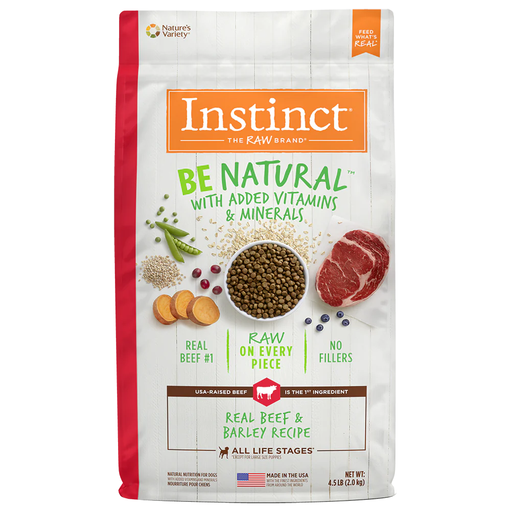 Instinct Be Natural Alimento para perro con Carne de Res (Producto disponible 48 hrs después de realizar el pedido)