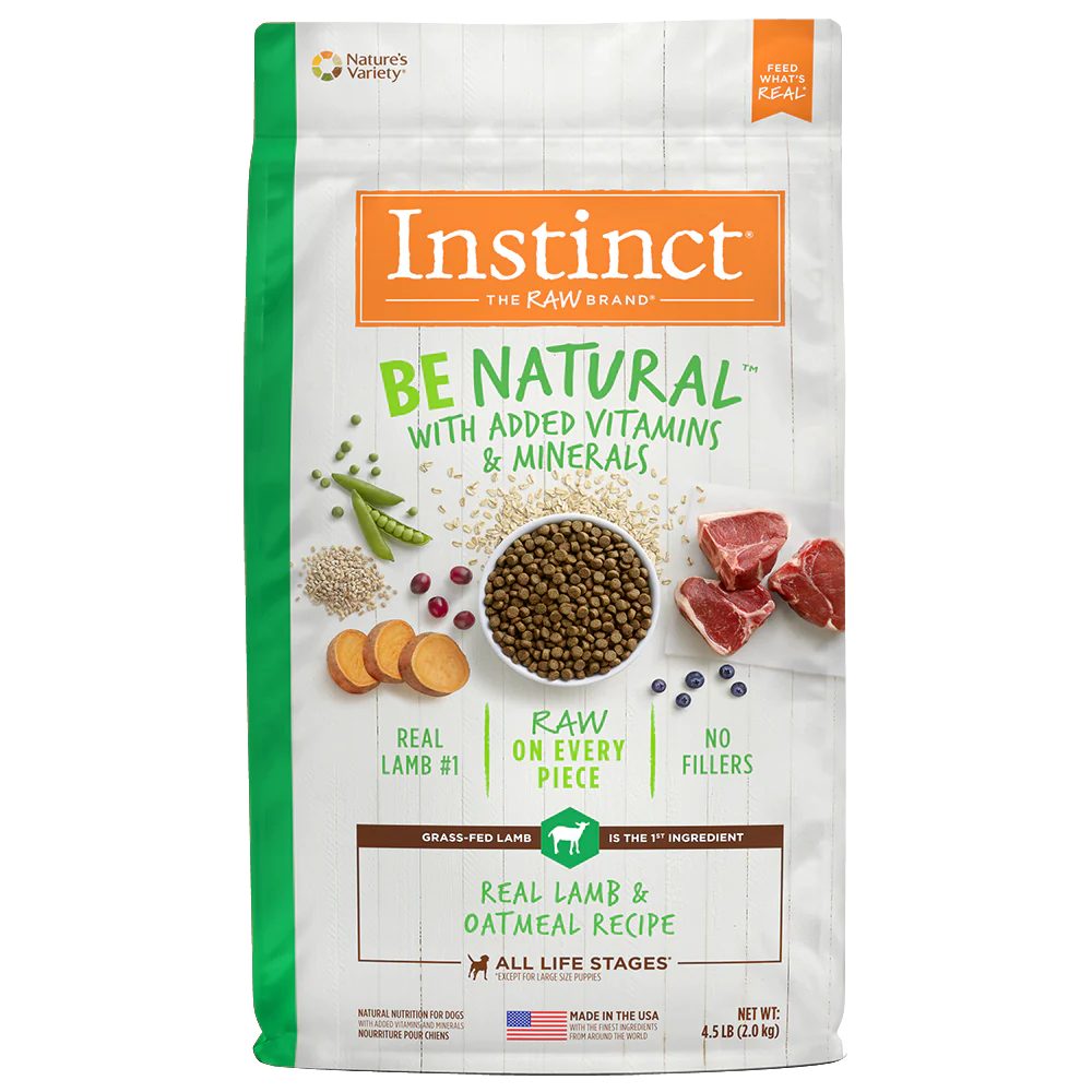 Instinct Be Natural Alimento para perro con Carne de Cordero (Producto disponible 48 hrs después de realizar el pedido)