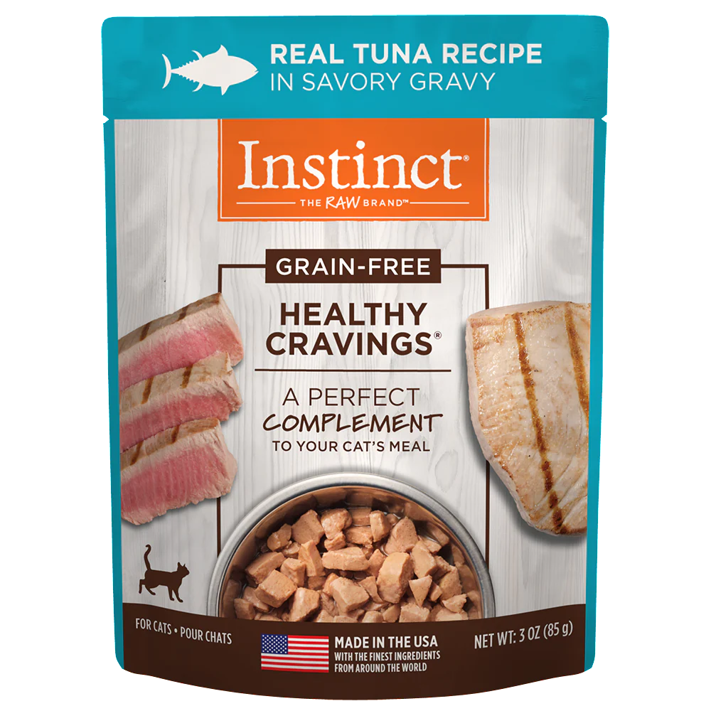 Instinct Alimento Húmedo Healthy Cravings Instinct para Gato, Sabor Atún 85g (Producto disponible 48 hrs después de realizar el pedido)