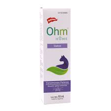 Holliday Ohm Spray Calmante para Gatos 90 ml | Feromonas Anti Estrés para Viajes, Ansiedad y Marcaje