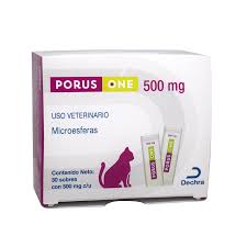Dechra Porus One 500 mg para Gatos | Soporte Renal y Control de Toxinas Urémicas | 30 Sobres