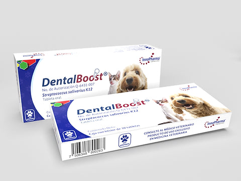 Innopharma Dentalboost para perro y gato, 30 y 100 tabletas