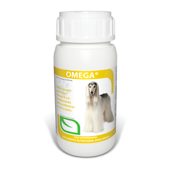 Ruiland Omega Suplemento Alimenticio Piel y Pelo Ácidos Grasos Esenciales Omega 3 y 6 para Perros, 60 Tabletas Masticables