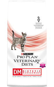 Pro Plan Veterinary Diets Alimento Seco Dietetic Management DM para Gatos, 2.72 kg