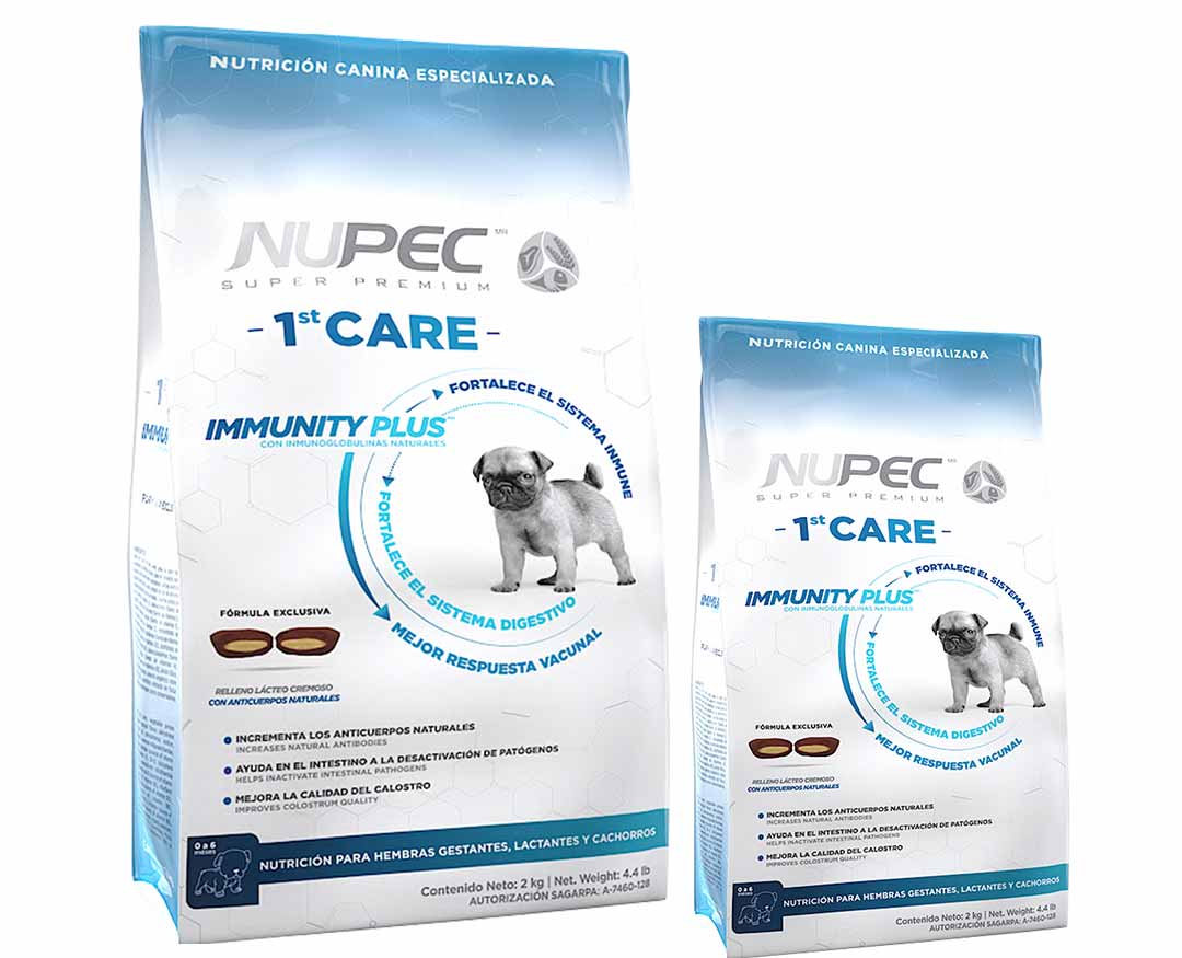 Nupec First Care Immunity Plus  Alimento Seco para Cachorro, 2 kg y 8 kg