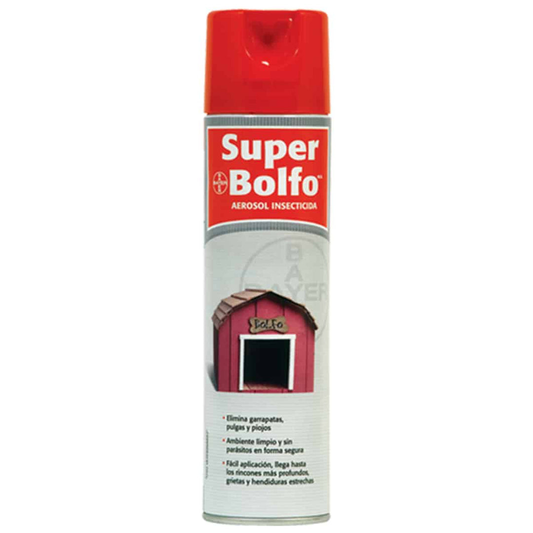 Bayer Super Bolfo Aerosol Antipulgas para Superficies, 430 ml