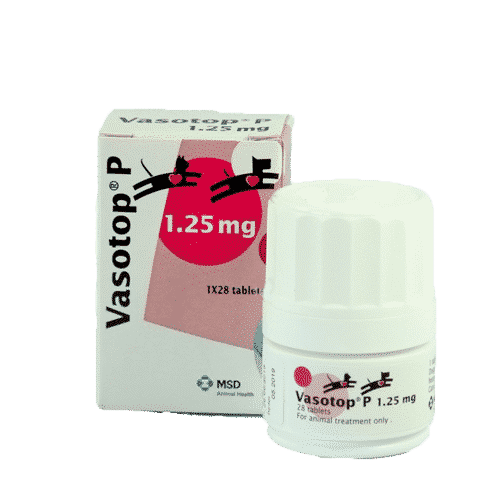 MSD Vasotop P para Perro/Gato, 1.25 mg y 2.5 mg