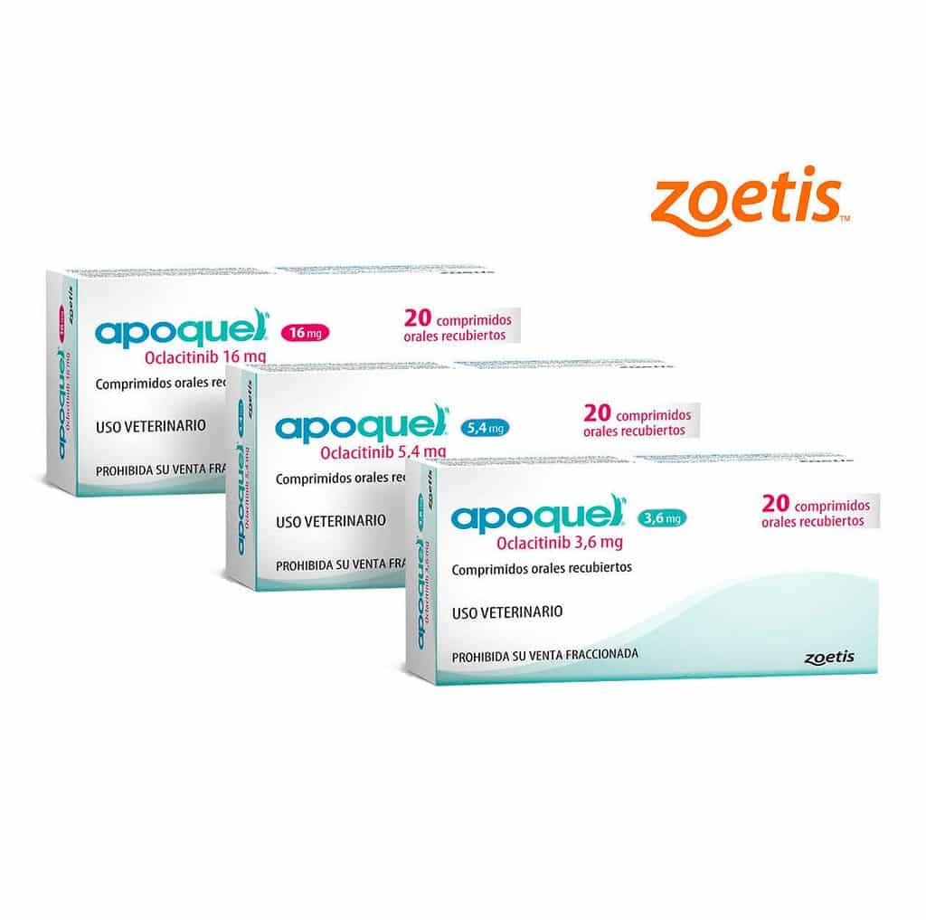 Zoetis Apoquel para Perro, 3.6 mg, 5.4 mg, y 16 mg