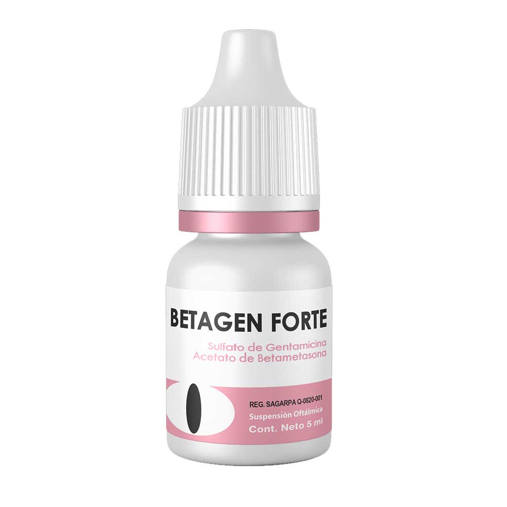 Santgar Betagen Forte Suspensión Oftálmica Antinflamatorio para Perro/Gato, 5 ml