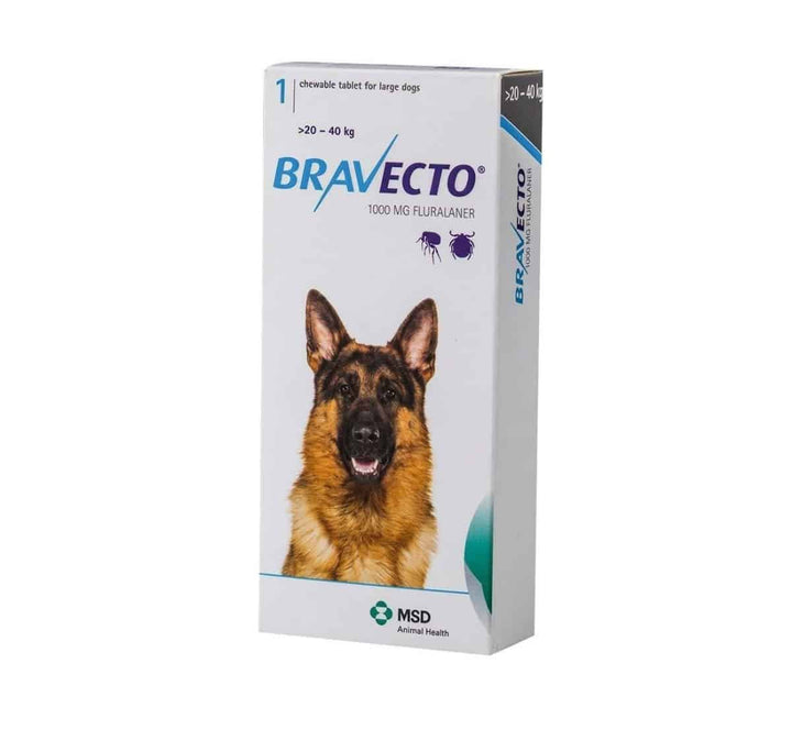 Bravecto Chew Tableta Masticable Antiparasitaria Externa para Perros