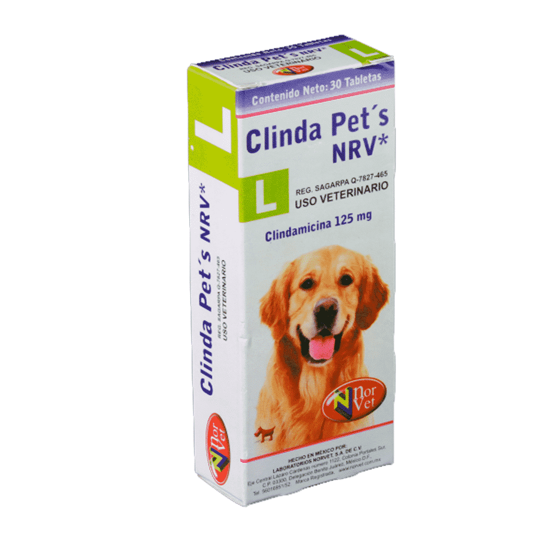 Norvet Clinda Pets NRV para Perro/Gato, 30 tabletas