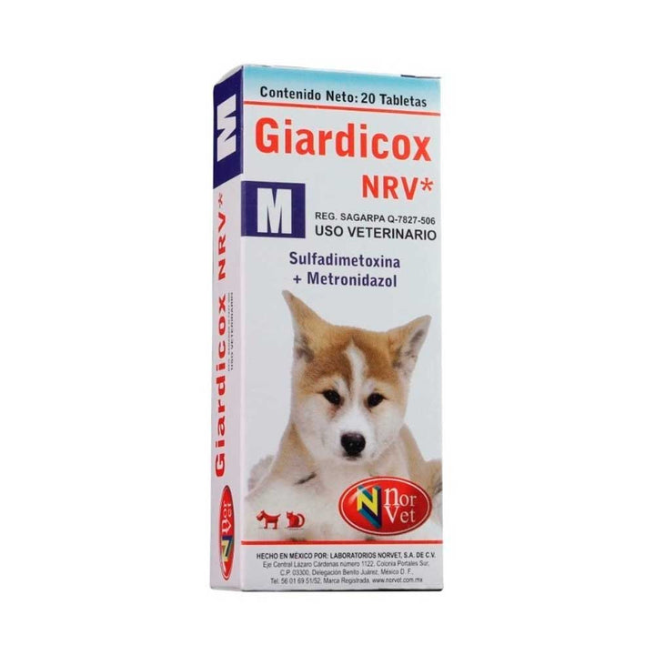 Norvet Giardicox para Perro/Gato, 20 tabletas
